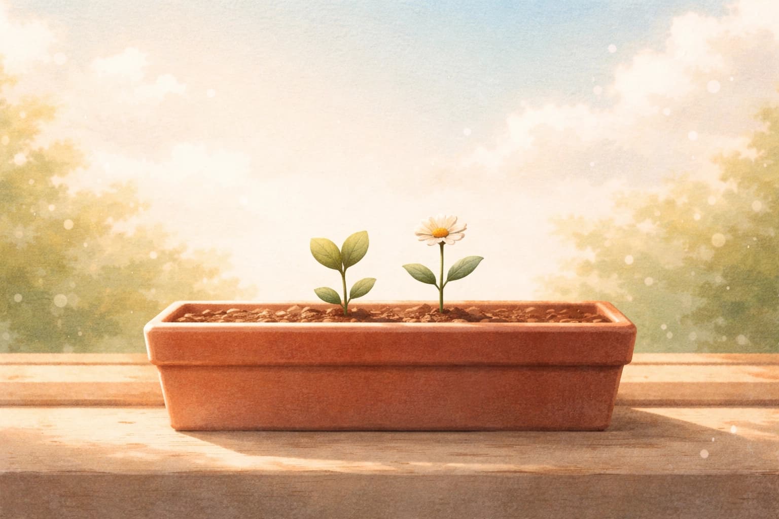 Side by Side digital postcard template